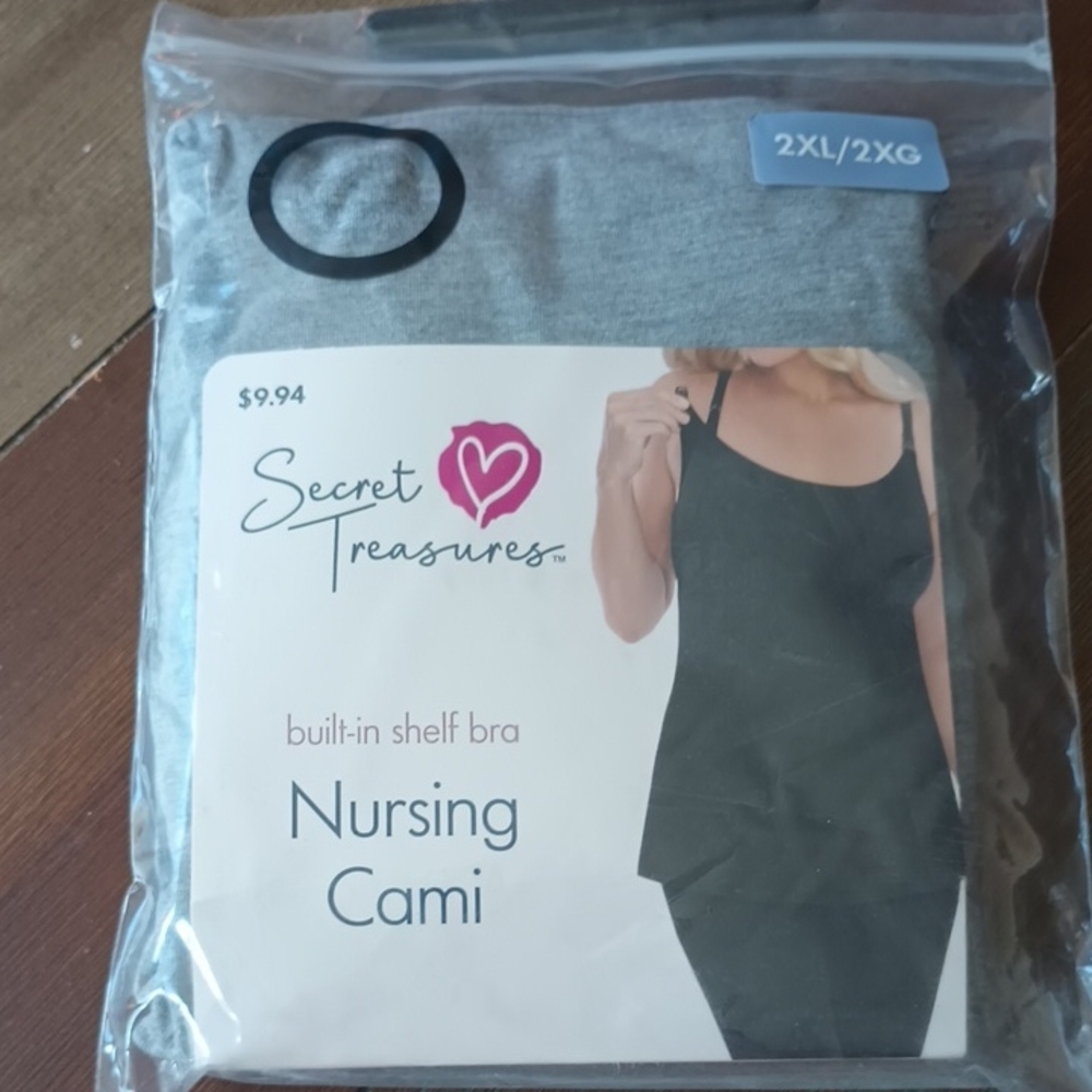 Secret Treasures Gray Nursing Cami